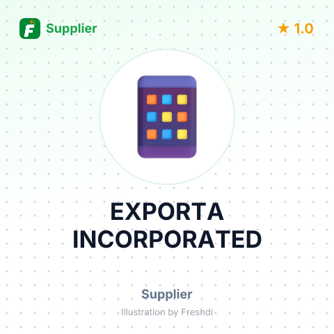 EXPORTA INCORPORATED – summary card, no photo uploaded yet