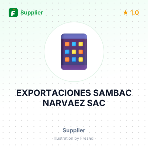 EXPORTACIONES SAMBAC NARVAEZ SAC – summary card, no photo uploaded yet