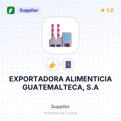 EXPORTADORA ALIMENTICIA GUATEMALTECA, S.A – summary card, no photo uploaded yet