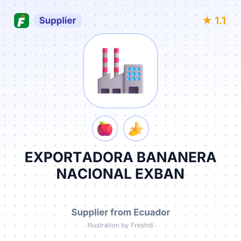 EXPORTADORA BANANERA NACIONAL EXBAN – summary card, no photo uploaded yet