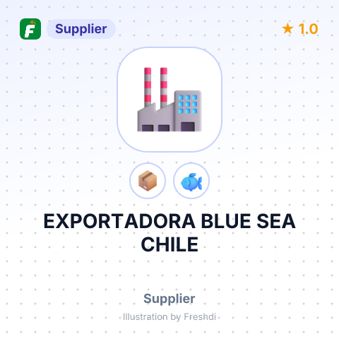 EXPORTADORA BLUE SEA CHILE – summary card, no photo uploaded yet