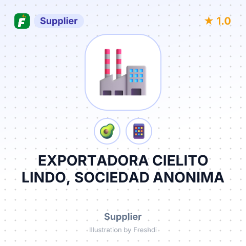 EXPORTADORA CIELITO LINDO, SOCIEDAD ANONIMA – summary card, no photo uploaded yet