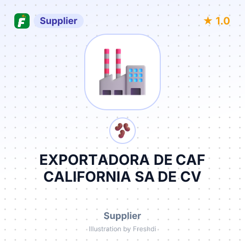 EXPORTADORA DE CAF CALIFORNIA SA DE CV – summary card, no photo uploaded yet