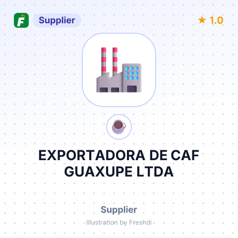 EXPORTADORA DE CAF GUAXUPE LTDA – summary card, no photo uploaded yet
