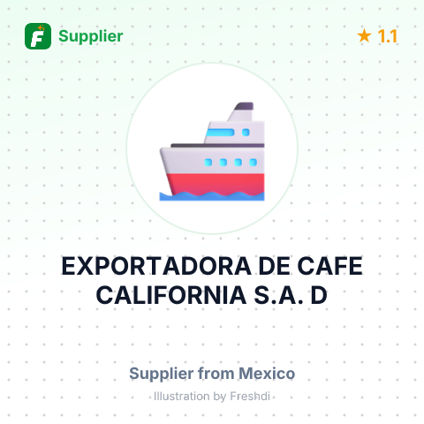 EXPORTADORA DE CAFE CALIFORNIA S.A. D – summary card, no photo uploaded yet
