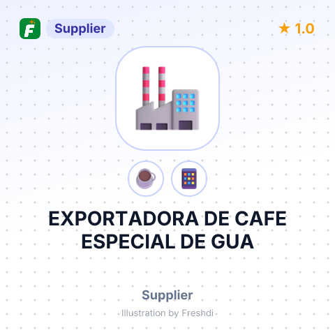 EXPORTADORA DE CAFE ESPECIAL DE GUA – summary card, no photo uploaded yet