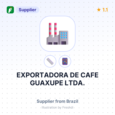 EXPORTADORA DE CAFE GUAXUPE LTDA. – summary card, no photo uploaded yet