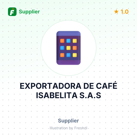 EXPORTADORA DE CAFÉ ISABELITA S.A.S – summary card, no photo uploaded yet