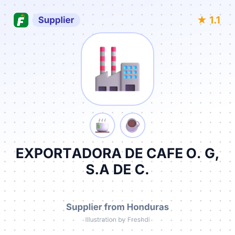 EXPORTADORA DE CAFE O. G, S.A DE C. – summary card, no photo uploaded yet
