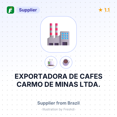 EXPORTADORA DE CAFES CARMO DE MINAS LTDA. – summary card, no photo uploaded yet