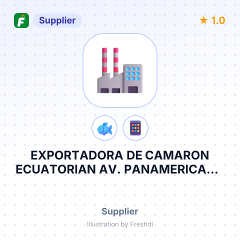 EXPORTADORA DE CAMARON ECUATORIAN AV. PANAMERICANA E/. AV. MANUELA SA – summary card, no photo uploaded yet