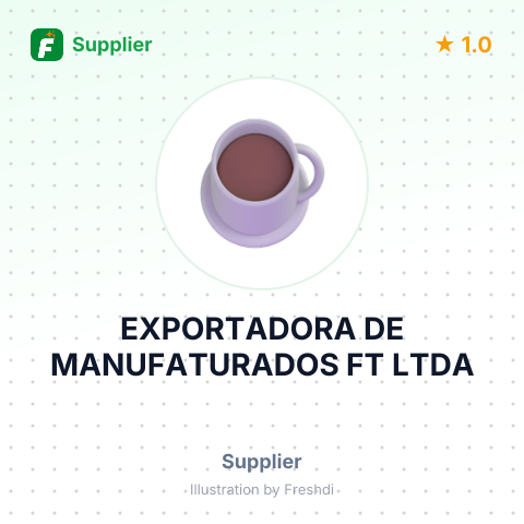 EXPORTADORA DE MANUFATURADOS FT LTDA – summary card, no photo uploaded yet