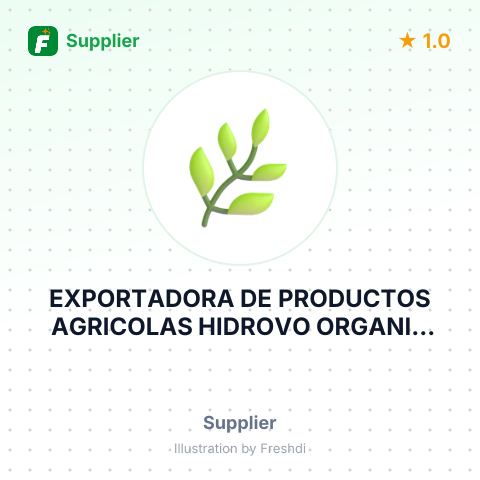 EXPORTADORA DE PRODUCTOS AGRICOLAS HIDROVO ORGANIC EXPHIORGANIC S.A – summary card, no photo uploaded yet