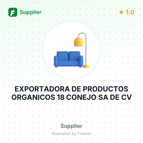 EXPORTADORA DE PRODUCTOS ORGANICOS 18 CONEJO SA DE CV – summary card, no photo uploaded yet