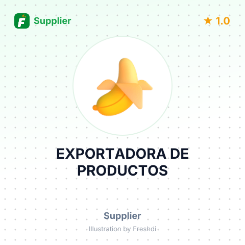 EXPORTADORA DE PRODUCTOS – summary card, no photo uploaded yet