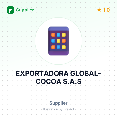 EXPORTADORA GLOBAL-COCOA S.A.S – summary card, no photo uploaded yet