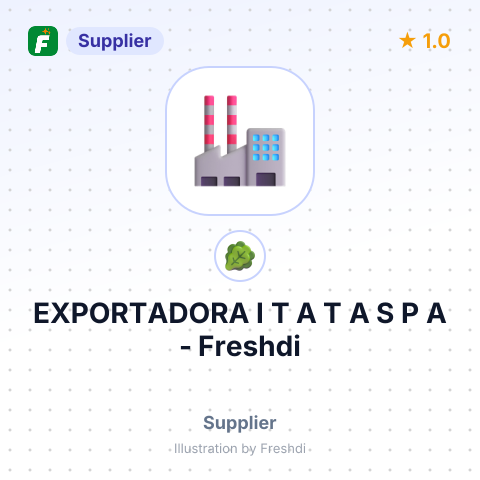 EXPORTADORA I T A T A S P A – summary card, no photo uploaded yet