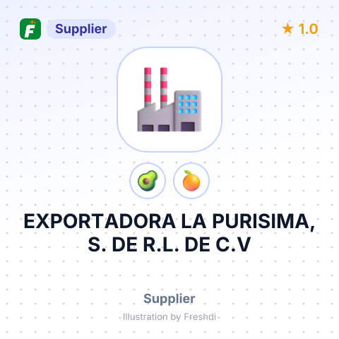EXPORTADORA LA PURISIMA, S. DE R.L. DE C.V – summary card, no photo uploaded yet
