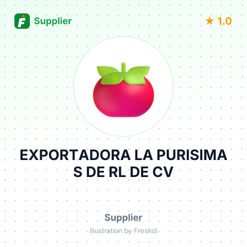 EXPORTADORA LA PURISIMA S DE RL DE CV – summary card, no photo uploaded yet