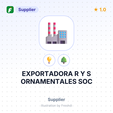 EXPORTADORA R Y S ORNAMENTALES SOC – summary card, no photo uploaded yet