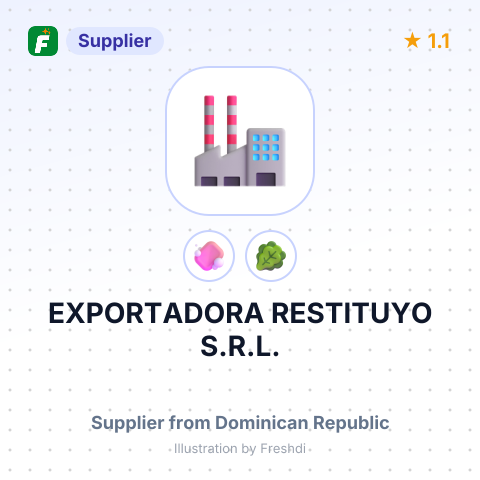 EXPORTADORA RESTITUYO S.R.L. – summary card, no photo uploaded yet