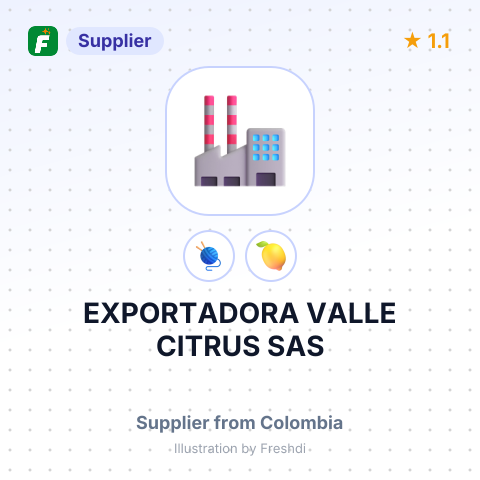 EXPORTADORA VALLE CITRUS SAS – summary card, no photo uploaded yet