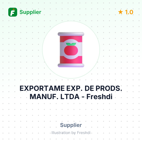 EXPORTAME EXP. DE PRODS. MANUF. LTDA – summary card, no photo uploaded yet