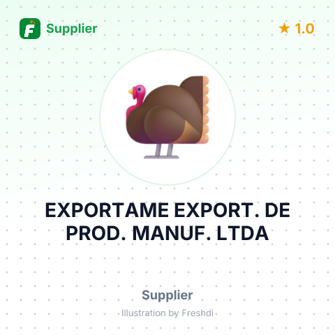 EXPORTAME EXPORT. DE PROD. MANUF. LTDA – summary card, no photo uploaded yet