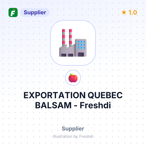 EXPORTATION QUEBEC BALSAM – summary card, no photo uploaded yet