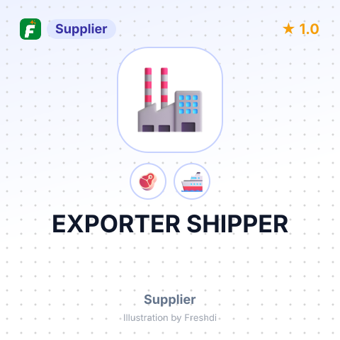 EXPORTER SHIPPER – summary card, no photo uploaded yet