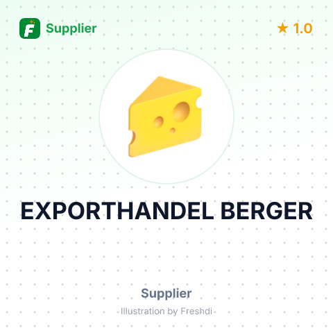 EXPORTHANDEL BERGER – summary card, no photo uploaded yet