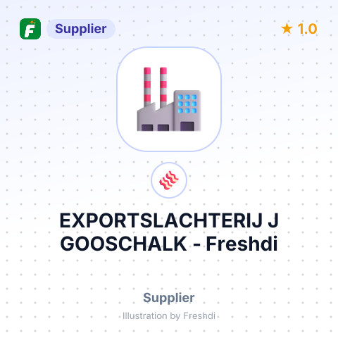 EXPORTSLACHTERIJ J GOOSCHALK – summary card, no photo uploaded yet
