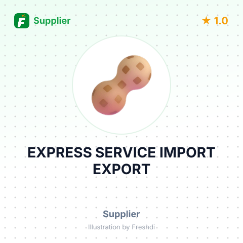 EXPRESS SERVICE IMPORT EXPORT – summary card, no photo uploaded yet