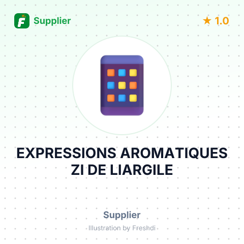 EXPRESSIONS AROMATIQUES ZI DE LIARGILE – summary card, no photo uploaded yet