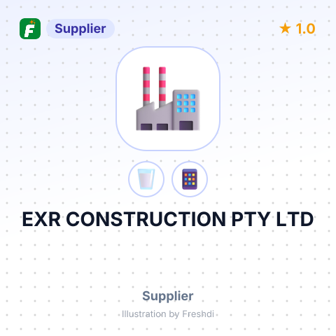 EXR CONSTRUCTION PTY LTD – summary card, no photo uploaded yet