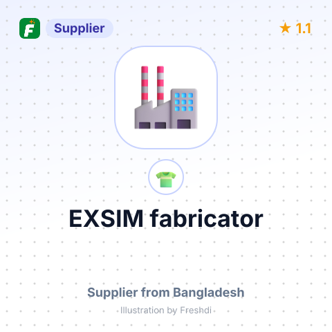EXSIM fabricator – summary card, no photo uploaded yet