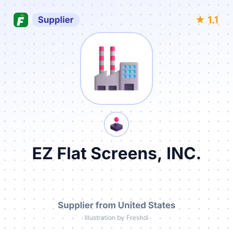 EZ Flat Screens, INC. – summary card, no photo uploaded yet