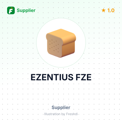 EZENTIUS FZE – summary card, no photo uploaded yet