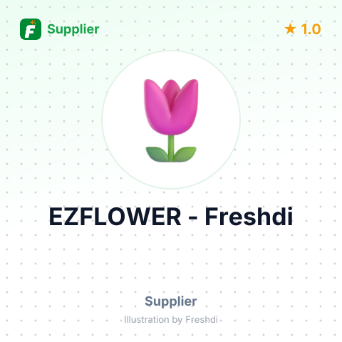 EZFLOWER – summary card, no photo uploaded yet