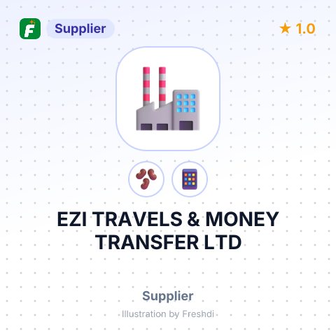 EZI TRAVELS & MONEY TRANSFER LTD – summary card, no photo uploaded yet