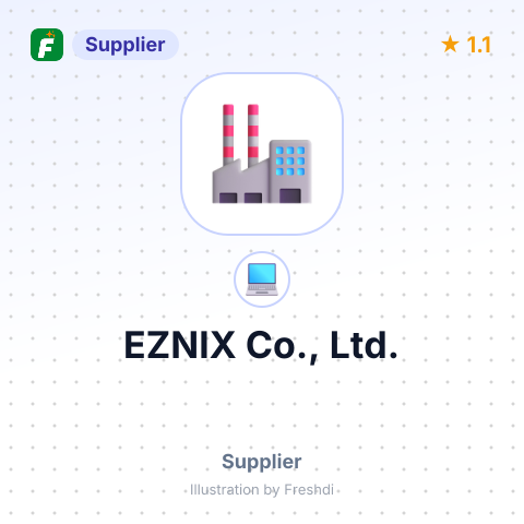 EZNIX Co., Ltd. – summary card, no photo uploaded yet