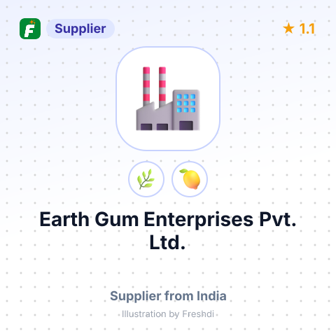 Earth Gum Enterprises Pvt. Ltd.  – summary card, no photo uploaded yet