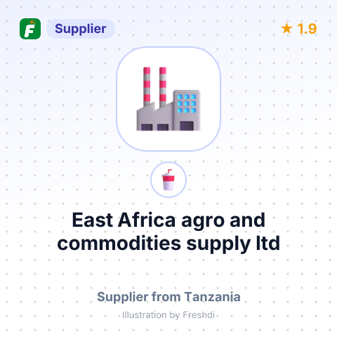 East Africa agro and commodities supply ltd – summary card, no photo uploaded yet