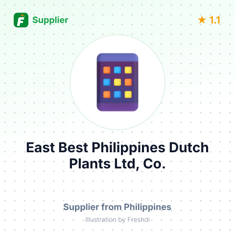 East Best Philippines Dutch Plants Ltd, Co.  – summary card, no photo uploaded yet