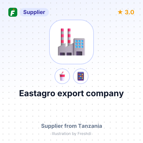 Eastagro export company – summary card, no photo uploaded yet