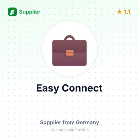 Easy Connect – summary card, no photo uploaded yet