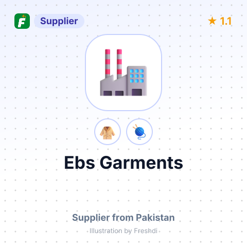 Ebs Garments  – summary card, no photo uploaded yet