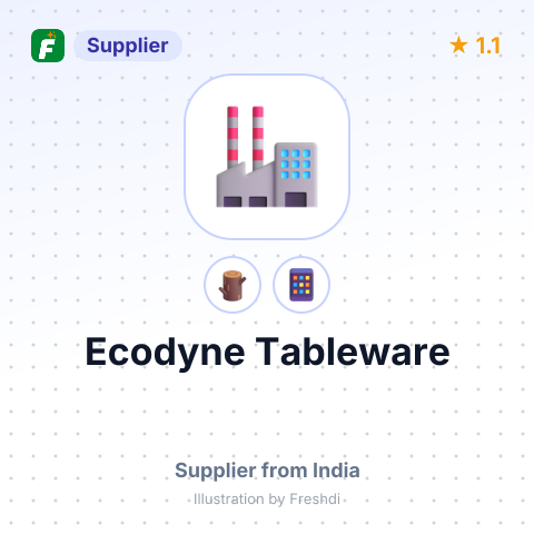 Ecodyne Tableware  – summary card, no photo uploaded yet