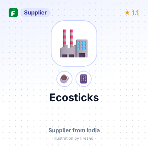 Ecosticks  – summary card, no photo uploaded yet