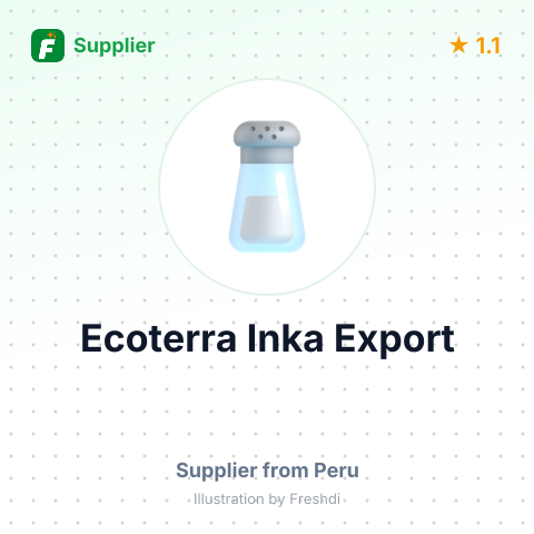 Ecoterra Inka Export  – summary card, no photo uploaded yet